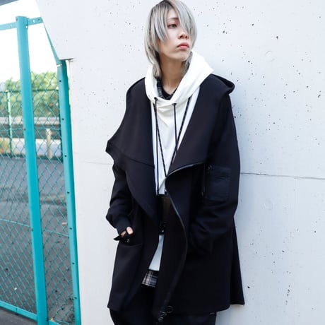 【AFYF】ASYME ZIP PARKA [PONT BLK］