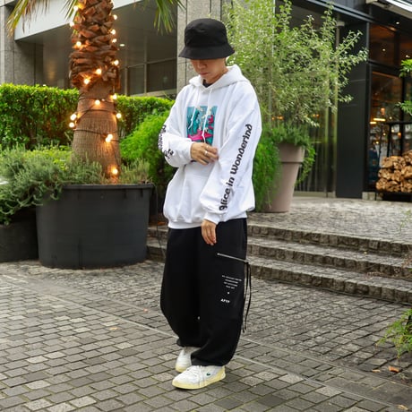 【AFYF ON GILDAN社】 SOUVENIR HOODED SW3 [WHITE-COLOR ALICE]