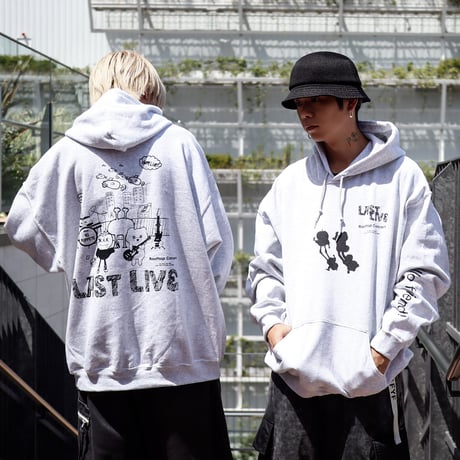 【AFYF ON GILDAN社】 SOUVENIR HOODED SW2 [ASH-CONCERT]