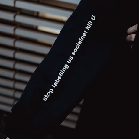 【AFYF ON GILDAN社】 SOUVENIR HOODED SW2 [BLACK-SLEEP]