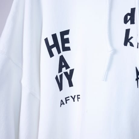 【AFYF ON GILDAN社】 SOUVENIR HOODED SW3 [WHITE-DRUM BEAR]