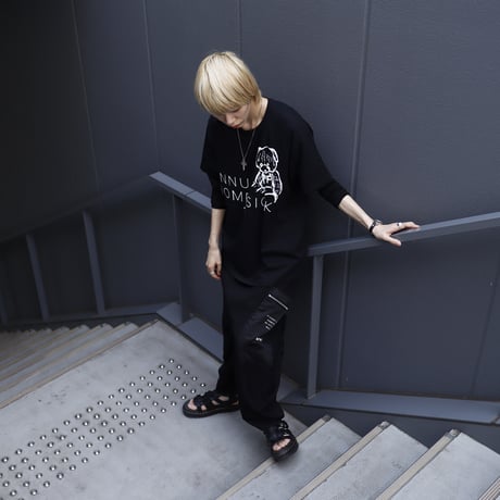 【AFYF ON GILDAN社】ENNUI  BEAR T SHIRT [ENNUI BLK]