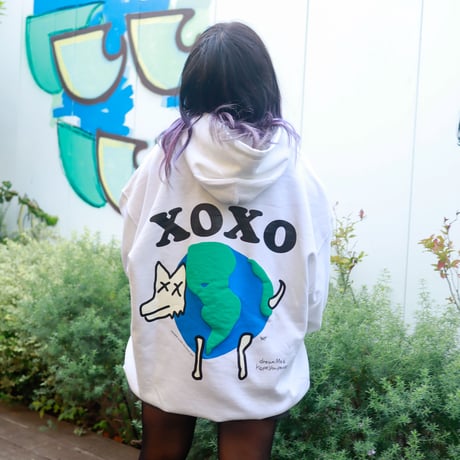 【AFYF ON GILDAN社】 SOUVENIR HOODED SW3 [WHITE-EARTH]