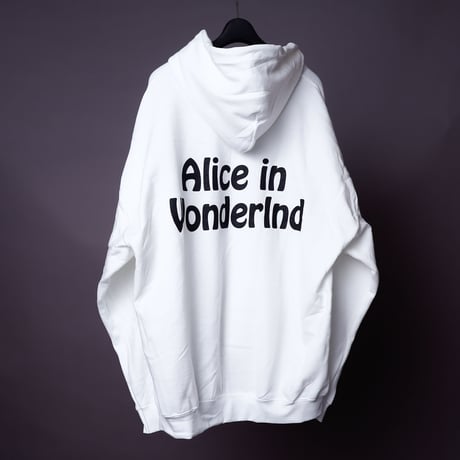 【AFYF ON GILDAN社】 SOUVENIR HOODED SW3 [WHITE-COLOR ALICE]