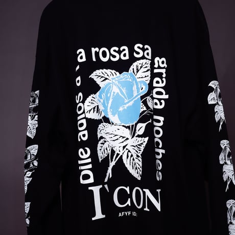【AFYF ON GILDAN社】SOUVENIR LS T SHIRT2 [BLACK-ROSE]