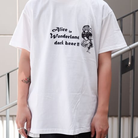 【AFYF】GILDAN® Premium Cotton 5.3oz Short Sleeve T-Shirt #2 ALICE&BEAR [WHITE]