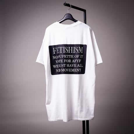 【AFYF ON GILDAN社】 RAINBOW BEAR T SHIRT [WHITE]