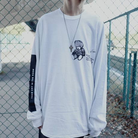 【AFYF ON GILDAN社】SOUVENIR LS T SHIRT1 [WHITE-TSUMBEAR]