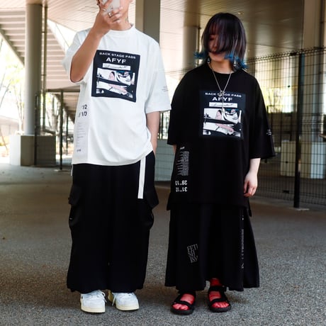 【AFYF】 KMN LIKE HUMAN PREMIUM T SHIRT [WH-DRUM]