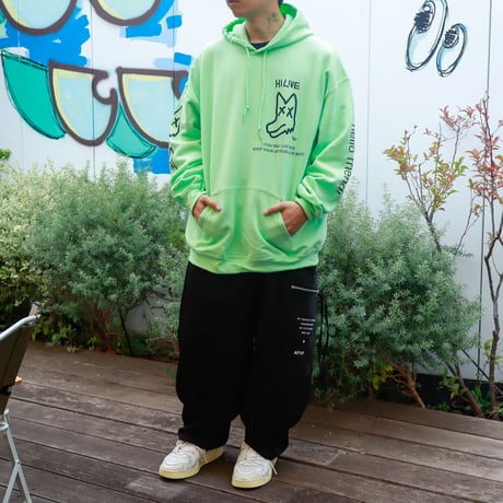 【AFYF ON GILDAN社】 SOUVENIR HOODED SW1 [MINT GRN-PEKEDOG]