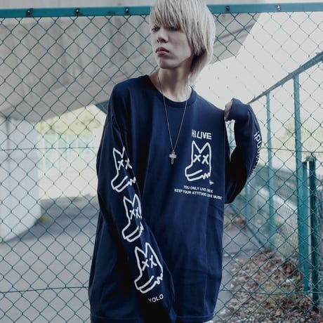 【AFYF ON GILDAN社】SOUVENIR LS T SHIRT1[BLACK-PEKEDOG]