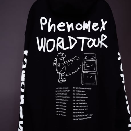 【AFYF ON GILDAN社】 SOUVENIR HOODED SW3 [BLACK-PHENOME]