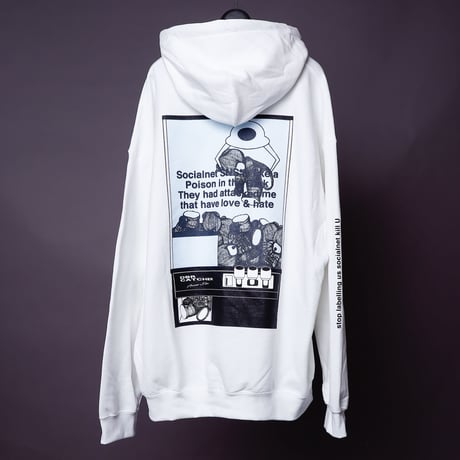 【AFYF ON GILDAN社】 SOUVENIR HOODED SW2 [WHT-UFO CATCHER]