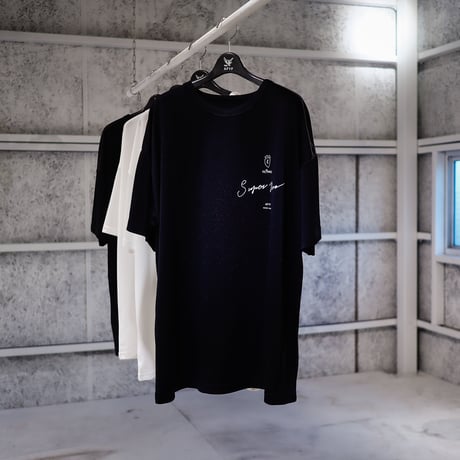 【AFYF】 MESH OVERSIZED 転写PRINT T SHIRT [BK-LIVEHOU]