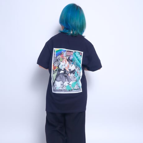 【AFYF】GILDAN® Premium Cotton 5.3oz Short Sleeve T-Shirt KEMONER LIVE [BLACK]