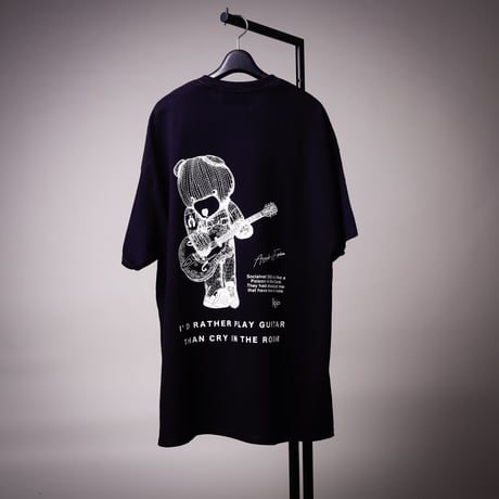 【AFYF ON GILDAN社】SOUVENIR T SHIRT2 [BK-GUITAR BEAR]