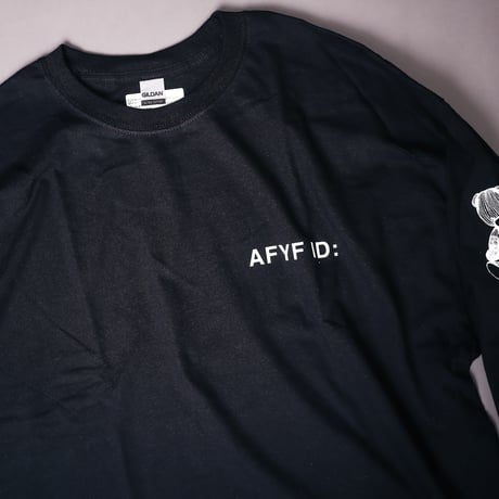 【AFYF ON GILDAN社】SOUVENIR LS T SHIRT1 [BLACK-SLEEVE BEAR]