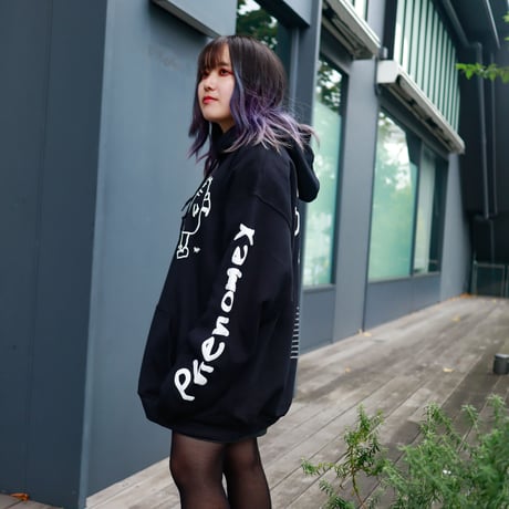 【AFYF ON GILDAN社】 SOUVENIR HOODED SW3 [BLACK-PHENOME]
