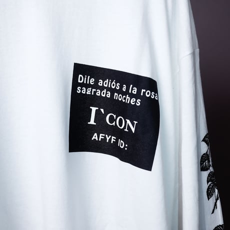 【AFYF ON GILDAN社】SOUVENIR LS T SHIRT2 [WHITE-ROSE]