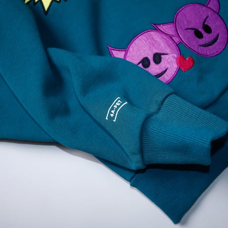 【AFYF】CHAT ZIP PARKA [裏毛GREEN］