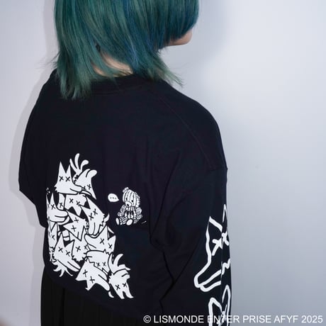 【AFYF】GILDAN® Ultra Cotton 6.0oz Long Sleeve T-Shirt #3 [BLACK-PEKEJACK]