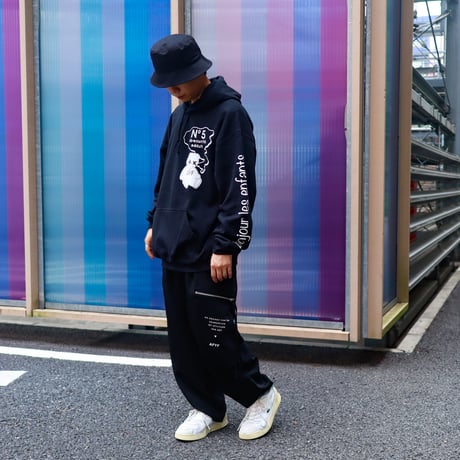 【AFYF ON GILDAN社】 SOUVENIR HOODED SW3 [BLACK-PERFUME]