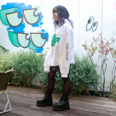 【AFYF ON GILDAN社】 SOUVENIR HOODED SW3 [WHITE-EARTH]