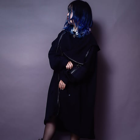 【AFYF】ASYME ZIP PARKA [150D BLK］
