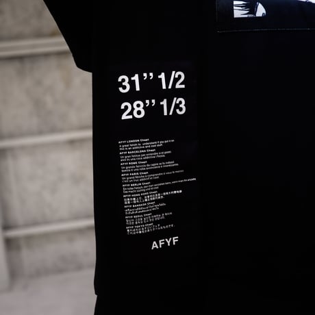 【AFYF】 KMN LIKE HUMAN PREMIUM T SHIRT [BK-DRUM]