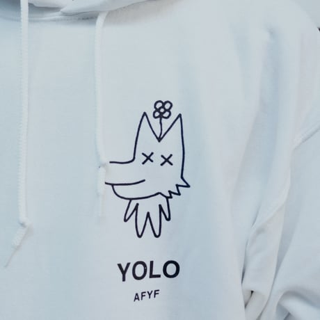 【AFYF ON GILDAN社】 SOUVENIR HOODED SW2 [WHITE-PEKETSUMU]