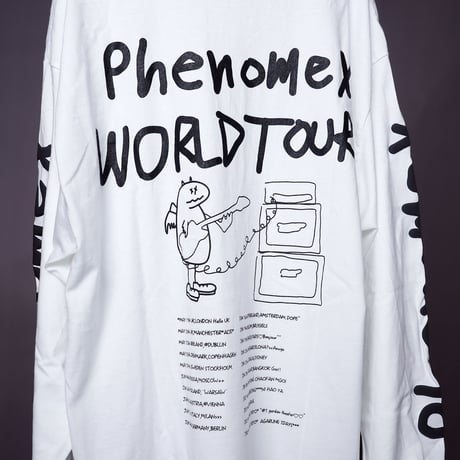 【AFYF ON GILDAN社】SOUVENIR LS T SHIRT2 [WHITE-PHENOMENON]