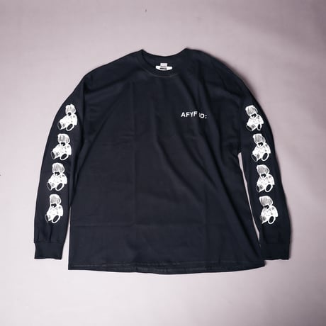 【AFYF ON GILDAN社】SOUVENIR LS T SHIRT1 [BLACK-SLEEVE BEAR]
