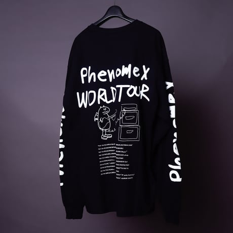 【AFYF ON GILDAN社】SOUVENIR LS T SHIRT2 [BLACK-PHENOMENON]