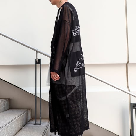 【AFYF】 EXTRA DRAGON ZIP T [MESH BLK]