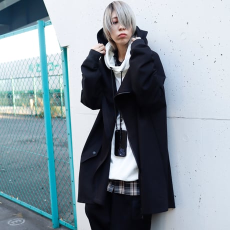 【AFYF】ASYME ZIP PARKA [PONT BLK］