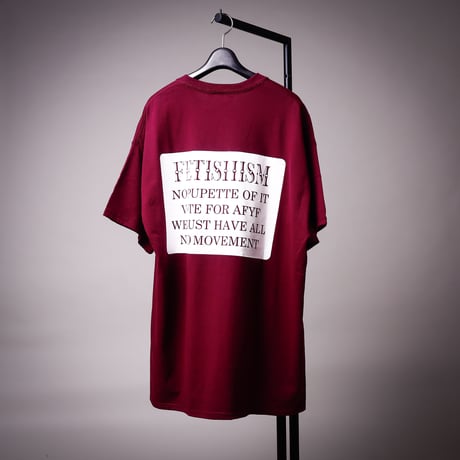 【AFYF ON GILDAN社】 RAINBOW BEAR T SHIRT [MAROON]
