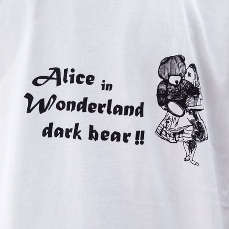 【AFYF】GILDAN® Premium Cotton 5.3oz Short Sleeve T-Shirt #2 ALICE&BEAR [WHITE]
