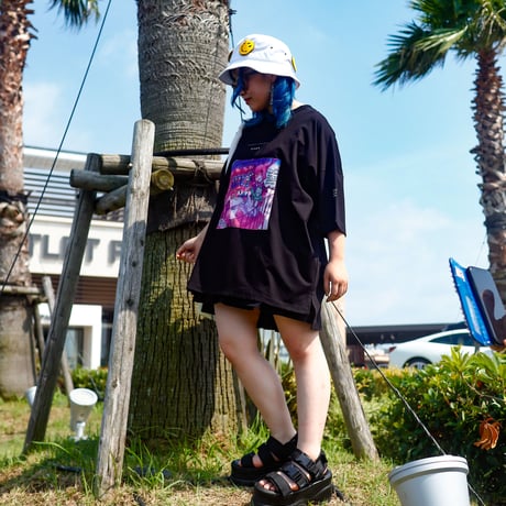 【AFYF】 KEMONERPREMIUM T SHIRT [BK-SUPERMK]