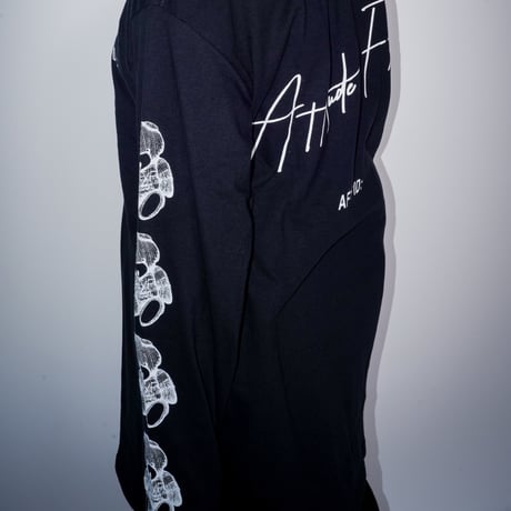 【AFYF ON GILDAN社】SOUVENIR LS T SHIRT1 [BLACK-SLEEVE BEAR]