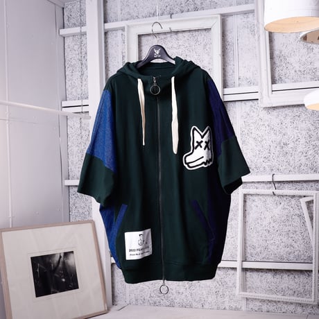 【ROVTSKI】 DREAM ME PEKE ZIP PARKA［DK GREEN］