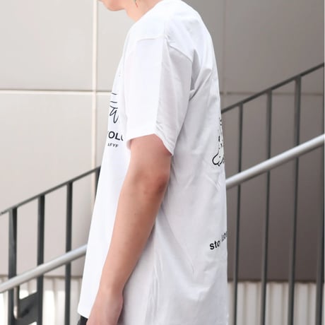 【AFYF】GILDAN® Premium Cotton 5.3oz Short Sleeve T-Shirt #2  PEKE DOG JACK [WHITE]