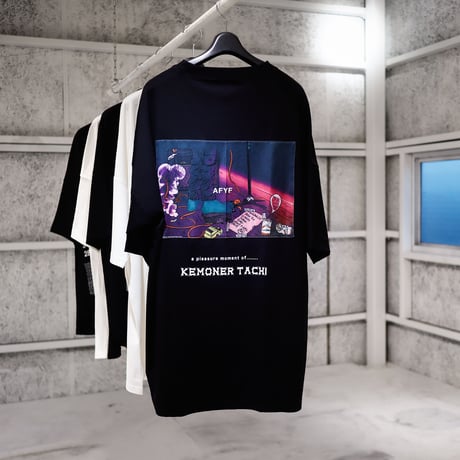 【AFYF】 KEMONERPREMIUM T SHIRT [BK-NEOSTAG]
