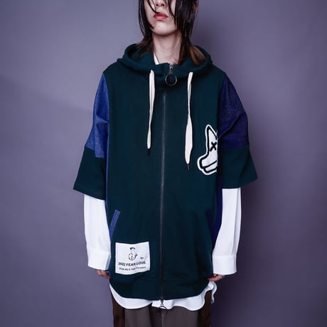【ROVTSKI】 DREAM ME PEKE ZIP PARKA［DK GREEN］