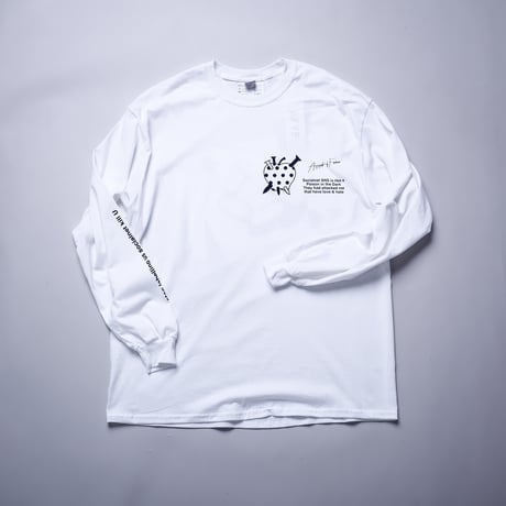 【AFYF ON GILDAN社】SOUVENIR LS T SHIRT1[WHITE-TRMPBEAR]