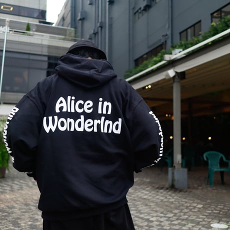 【AFYF ON GILDAN社】 SOUVENIR HOODED SW3 [BLACK-COLOR ALICE]