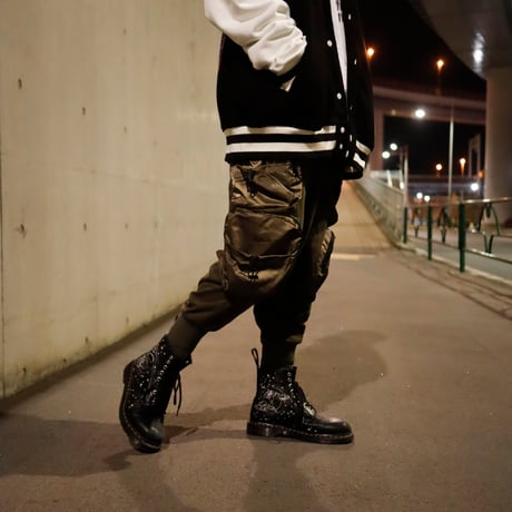 【AFYF】BASICS NRWサルエル UTILITYカーゴ [裏毛KHAKI]
