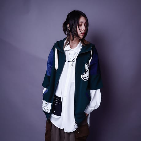 【ROVTSKI】 DREAM ME PEKE ZIP PARKA［DK GREEN］