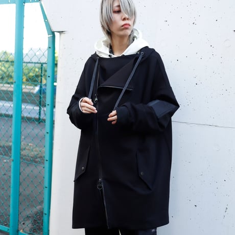 【AFYF】ASYME ZIP PARKA [PONT BLK］