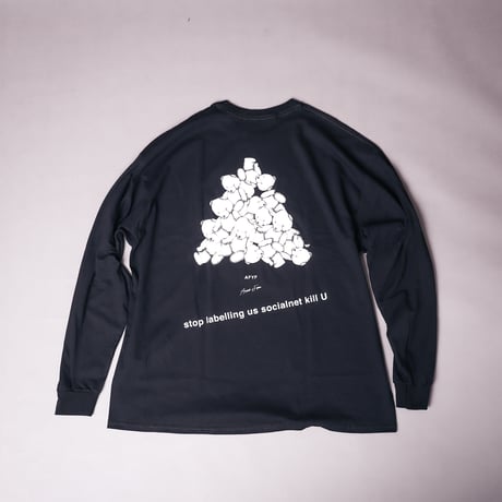 【AFYF ON GILDAN社】SOUVENIR LS T SHIRT1 [BLACK-TSUMBEAR ]