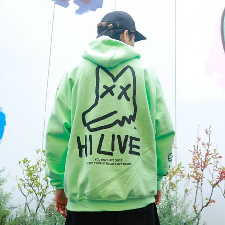 【AFYF ON GILDAN社】 SOUVENIR HOODED SW1 [MINT GRN-PEKEDOG]